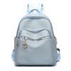 IELGY Ladies Large-Capacity Solid Color Temperament Fashion Backpack Casual Korean Simple Travel Backpack