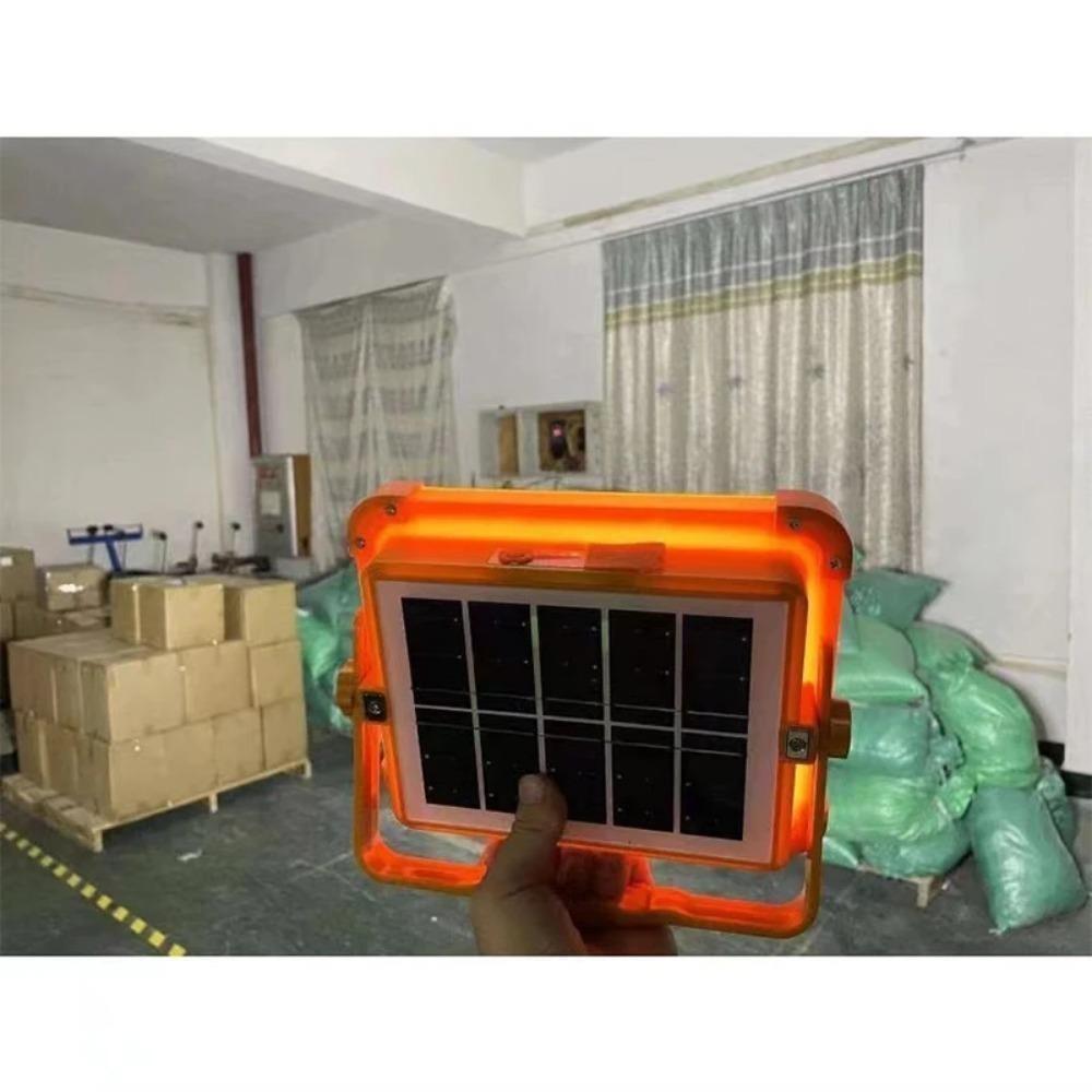 Portable Lantern LED Solar Light 4000MAH Powerful Solar Lamp Rechargeable Lamp Hand Lantern Outdoor Solar Light Camping Lamp
