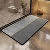 Silt Mold Absorbent Bath Mat, Bathroom Floor Absorbent Foot Mat, Dirt-resistant and Slip-resistant Floor Mat