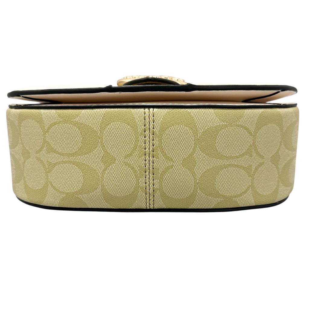 Coach C2806 Shoulder Bag White Women Signature Used