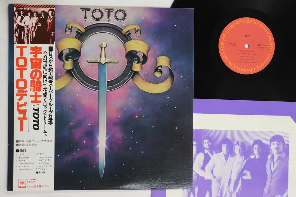 LP Record  - Toto 25AP1151 CBS SONY 1978 Japan Obi Rock Used
