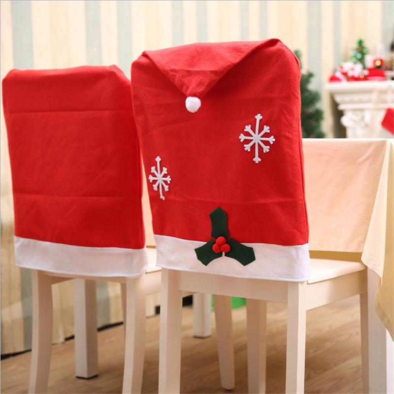 Christmas Decorations Christmas Snow Chair Covers Christmas Table Decorations Christmas Chair Covers Christmas Supplies