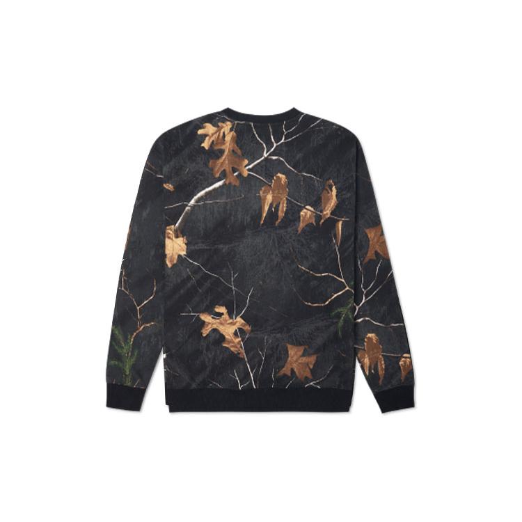 Converse Realtree Print Sweatshirt Men's Black Camouflage 10019970-A04