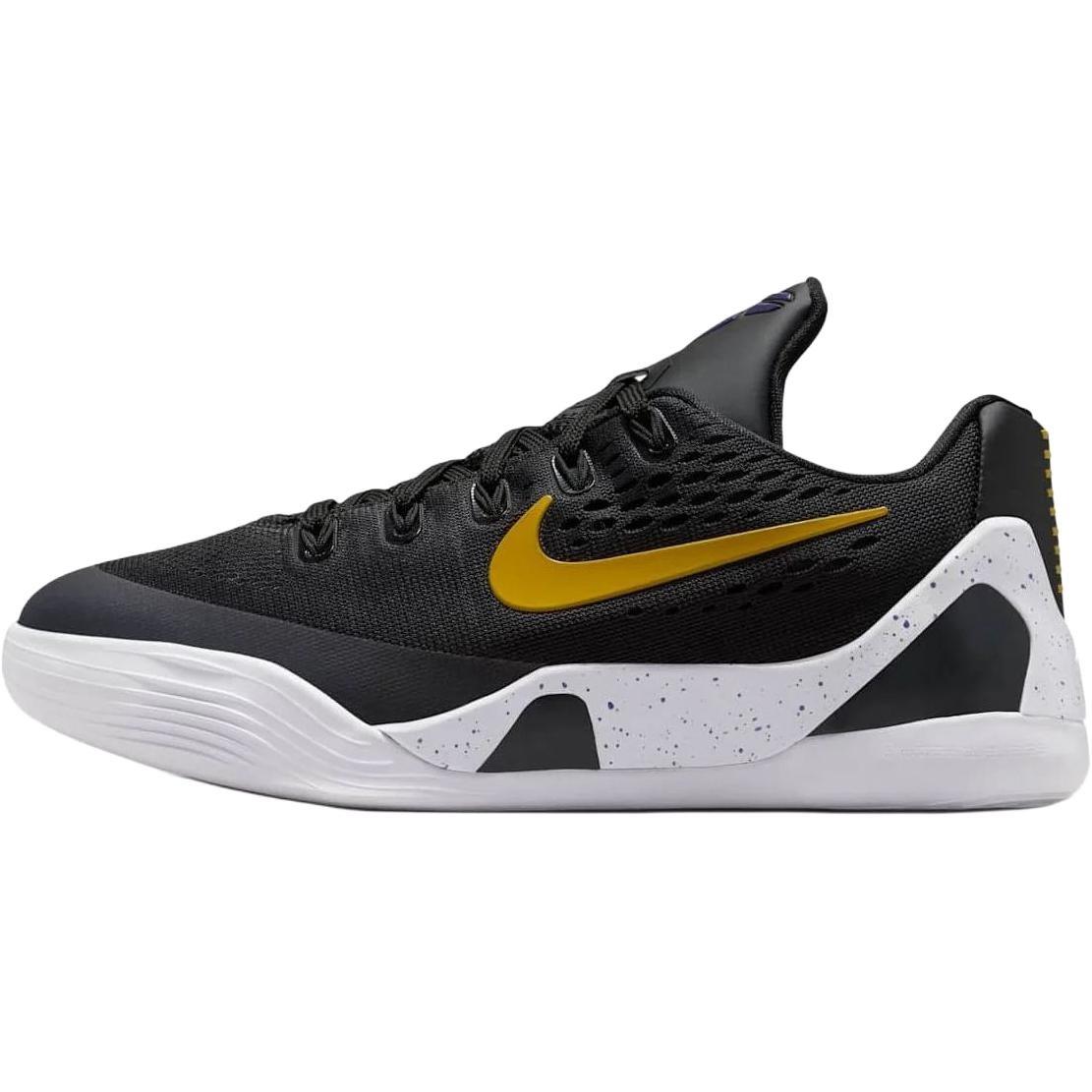 (GS) Nike Kobe 9 EM Low TB Black University Gold Kids FV3607-003 EU 38