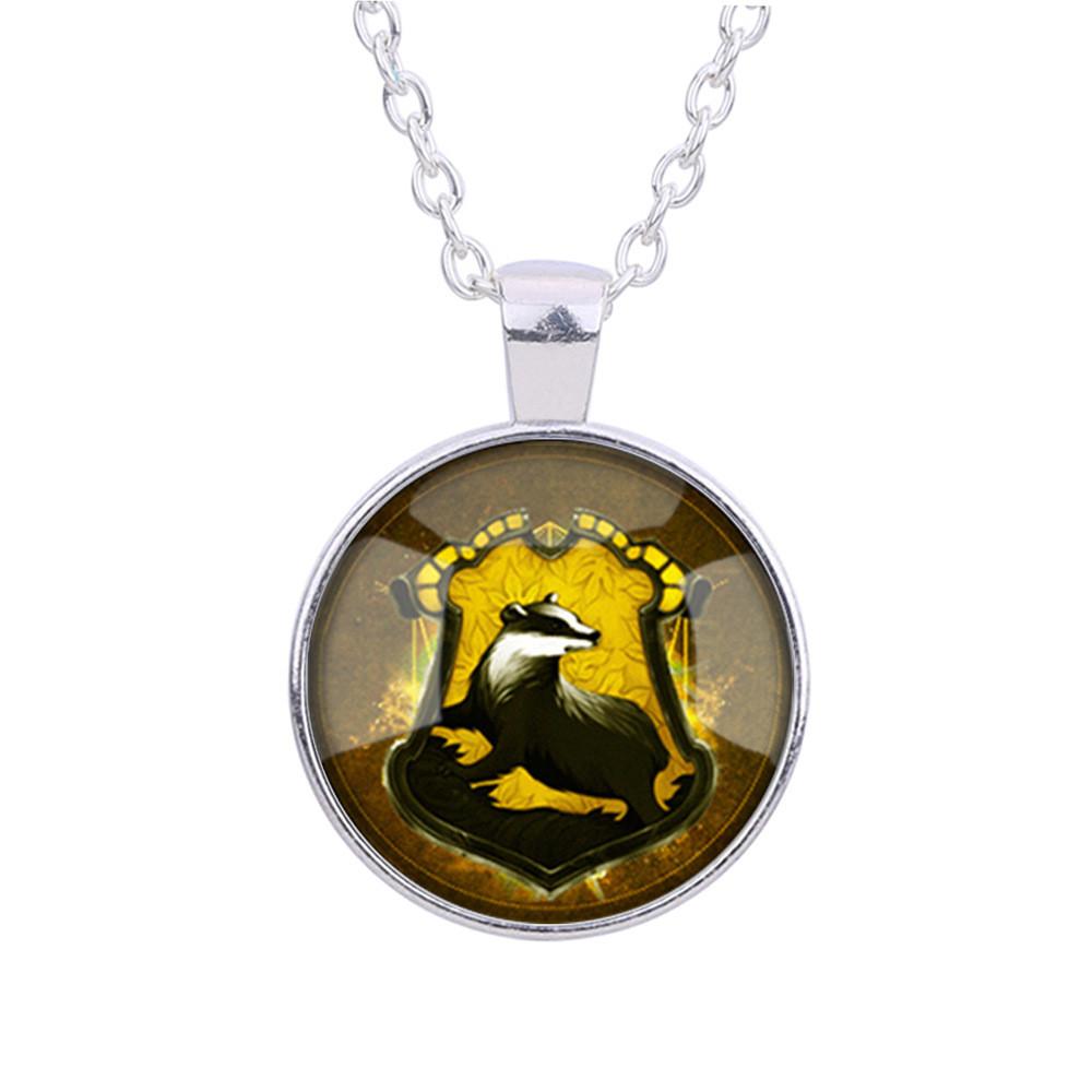 Vintage Harry Potter Gryffindor Schools Badge Pendant Locket Decor Necklace