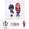 Vibrant Teen Titans Go Anime Figures With Robin Raven Beast Boy Starfire