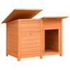 vidaXL Dog House Solid Pine and Fir Wood 120x77x86 cm