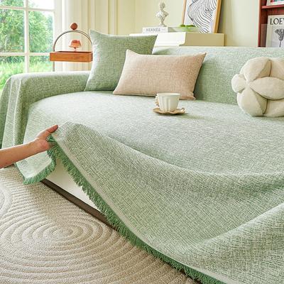 High-End Solid Thick All-Inclusive Sofa Towel Luxury Soft Skin-Friendly Couch Slipcover Dustproof Furniture Protector for Home