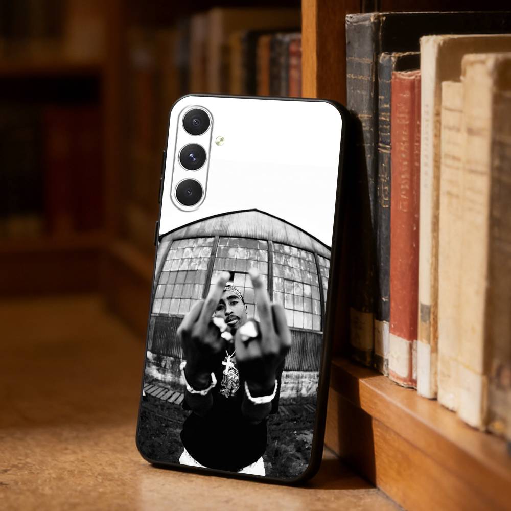 T-Tupac S-Shakur Phone Case For Samsung S26,S25,S24,S23,S22,S21,Ultra,Plus,FE Black Soft Cover