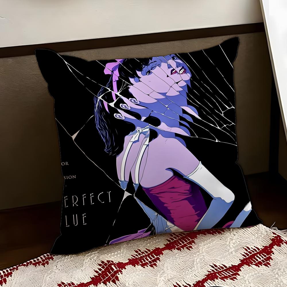 PPerfect Anime BBlue Cushion Cover Reversible Soft Durable Pillow Cover Home  Car MultiScene Use for Daily Comfort