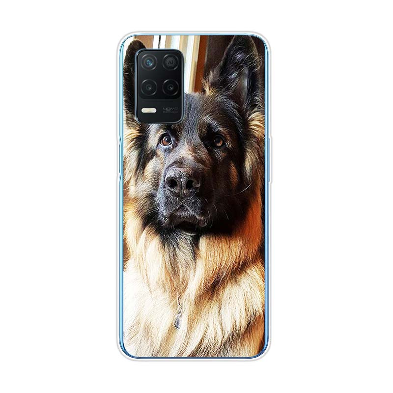 German Shepherds Dogs For Realme 8 8i V3 V5 GT Neo Flash Edition Explorer Master Neo2 Narzo 30 50i 50A C21Y Phone Case