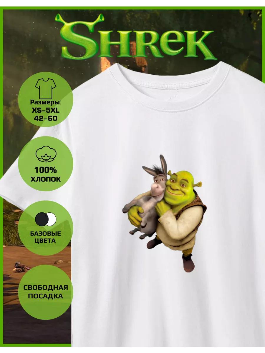 T-shirt with Shrek and Donkey print S