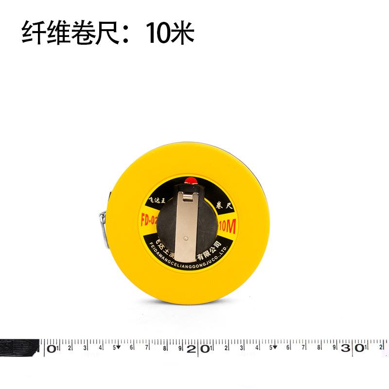 Fiber Tape Measure Manufacturer Wholesale 30m 50m 100m Rolled Tape Measure Circular Tape Measure Soft Tape Measure