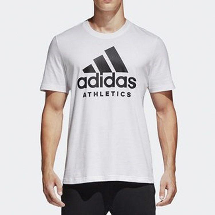 Adidas Set in Sleeve T Shirt Men's White BK3715