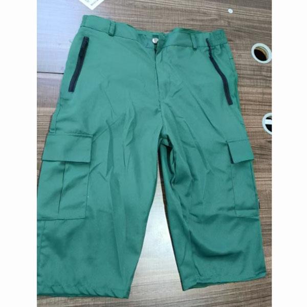 Summer Quick Dry Cropped Pants Men's Casual Multi-Pockets Lightweight Shorts Outdoor Hiking Cargo Pants