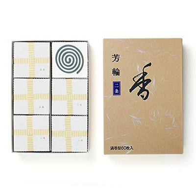 Shoeido Spirale Vorteilspackung mit 60 Stück Räucherstäbchen, zweireihig, Form,