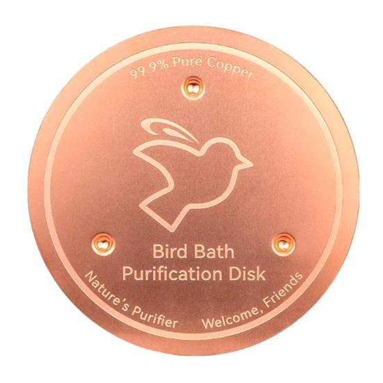Hummingbird Bath Copper Disk Easy To Use Universal Fit Pure Copper Cleaning Disk with Triple-Point Support