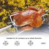 4 stycken mångsidiga rotisserie BBQ-gafflar i rostfritt stål för köttspett utomhus