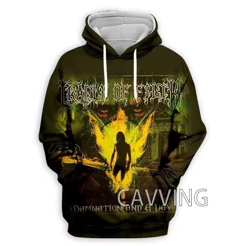 

Модні чоловічі 3D-принт Cradle Filth Толстовки з капюшоном Толстовка Harajuku Толстовка Толстовка Топи Одяг 4XL