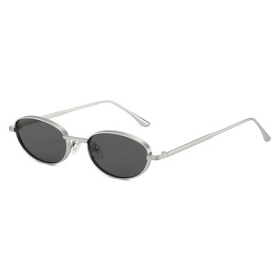 New Oval Sunglasses Personalized Small Frame Exquisite Texture Fashion Metal Glasses Y2k Sun Glasses Goggles
