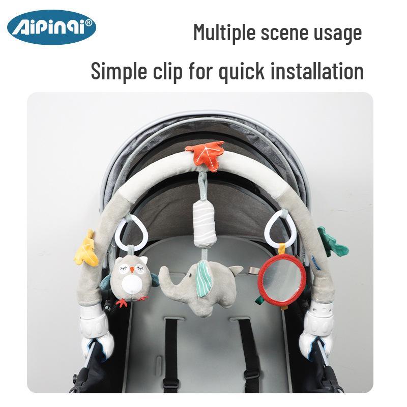 Aipinqi Nordic Baby Crib & Stroller Plush Clip Toy