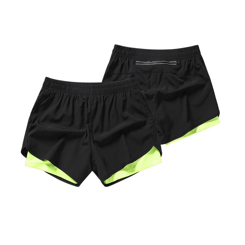 Men's Quick-Dry Double-Layer Running Shorts