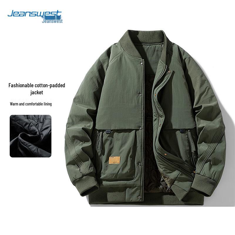 Jeanswest Herren Winter Gefütterte Arbeitsjacke