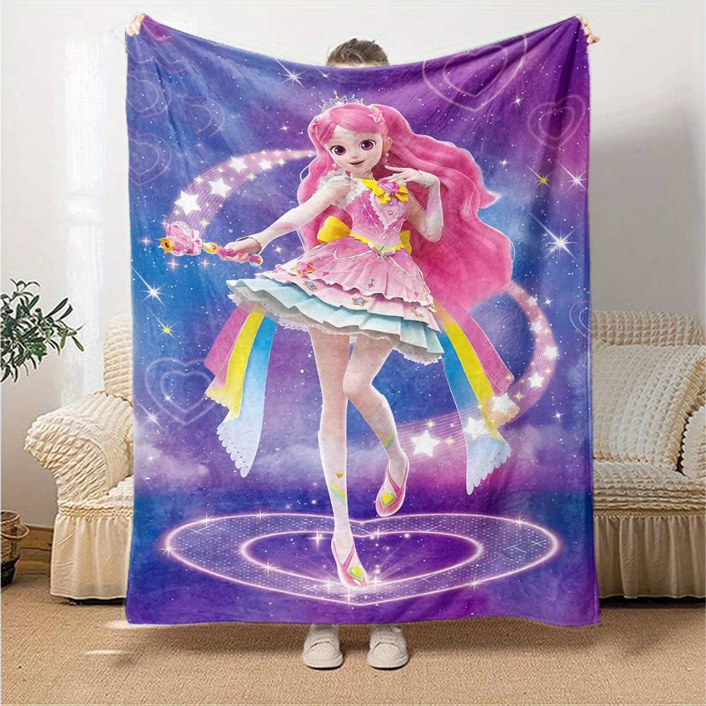 1pc Catch Teenieping Magic Sweethear Blanket, Gift, for Men and Women, Soft Blanket, Good for Sofa Bed Couch Travel, Lightweight Flannel Blanket