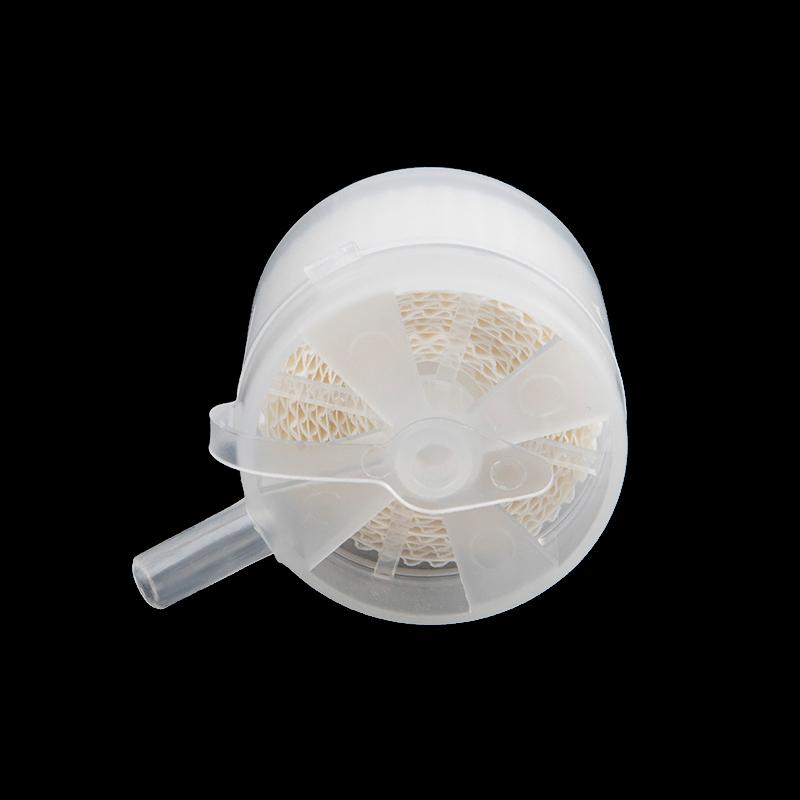 1/2/3/4 Pcs Medical Disposable Artificial Nose With Oxygen Input Port Humidification Tracheostomy Vent Heat Moisture Exchangers