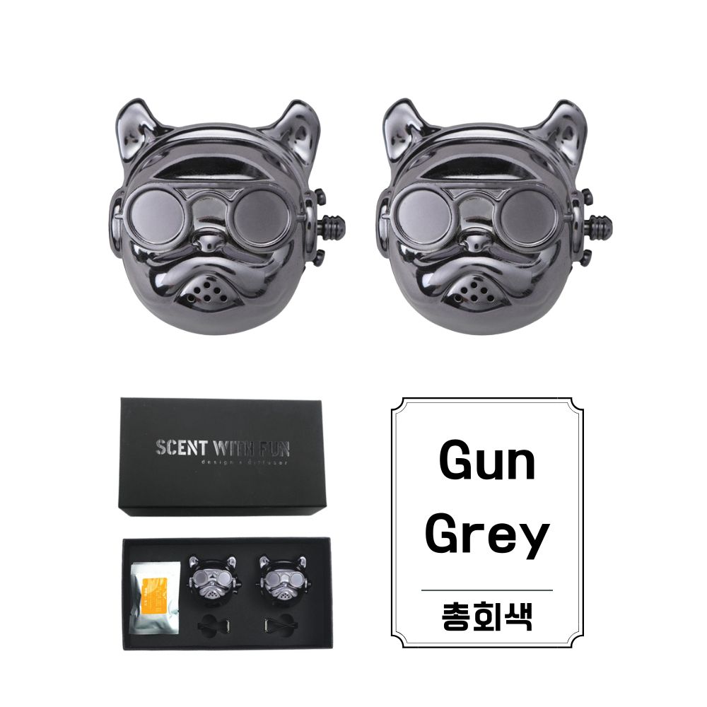 Car Bulldog Refill Airvent Outlet Solid Interior Vehicle Decoration Car Tuyere Interior Accessories