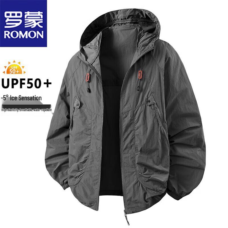 

Мужская солнцезащитная куртка с капюшоном ROMON 2XL