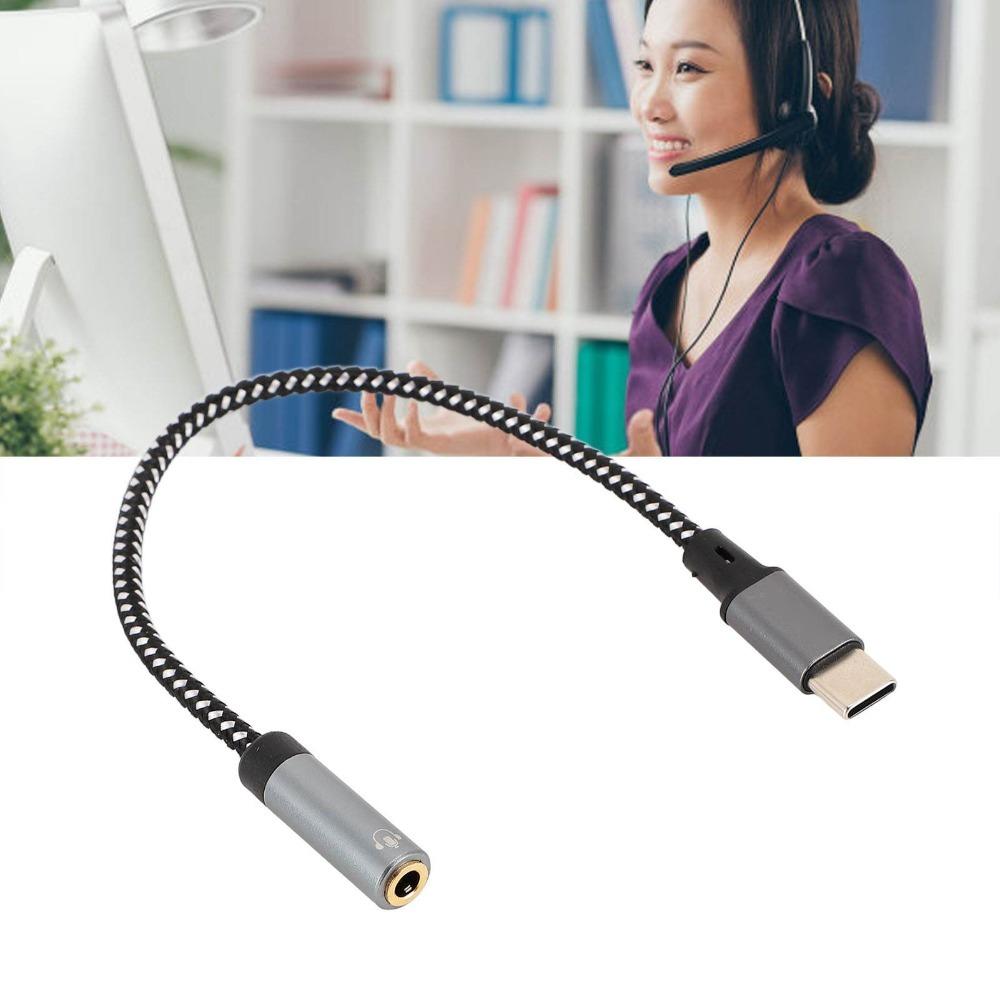 Professional USB Type C To 3.5mm Headphone Jack Adapter for Galaxy S24 S23 S22 S21 Ultra Tablet