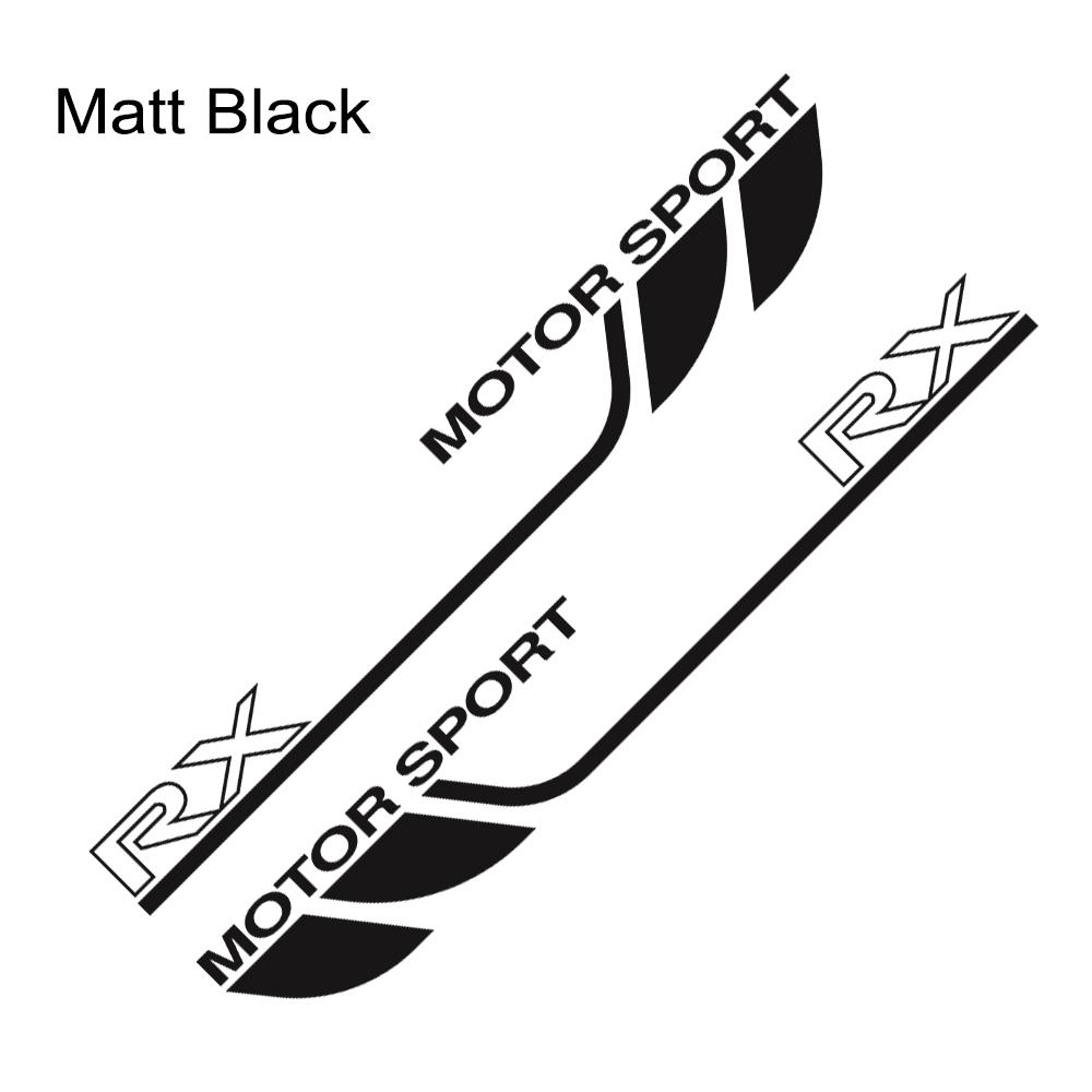 2PCS Car Door Side Stripe Stickers For Lexus RX 350 250 300 Motor Graphics Sport Body Decoration Auto Accessories Vinyl