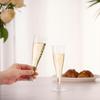10PCS Disposable 4.5oz Plastic Champagne Flute Cup For Wedding Party Cocktail Wine Glasses Clear Plastic Stemware For Banquet Event KTY