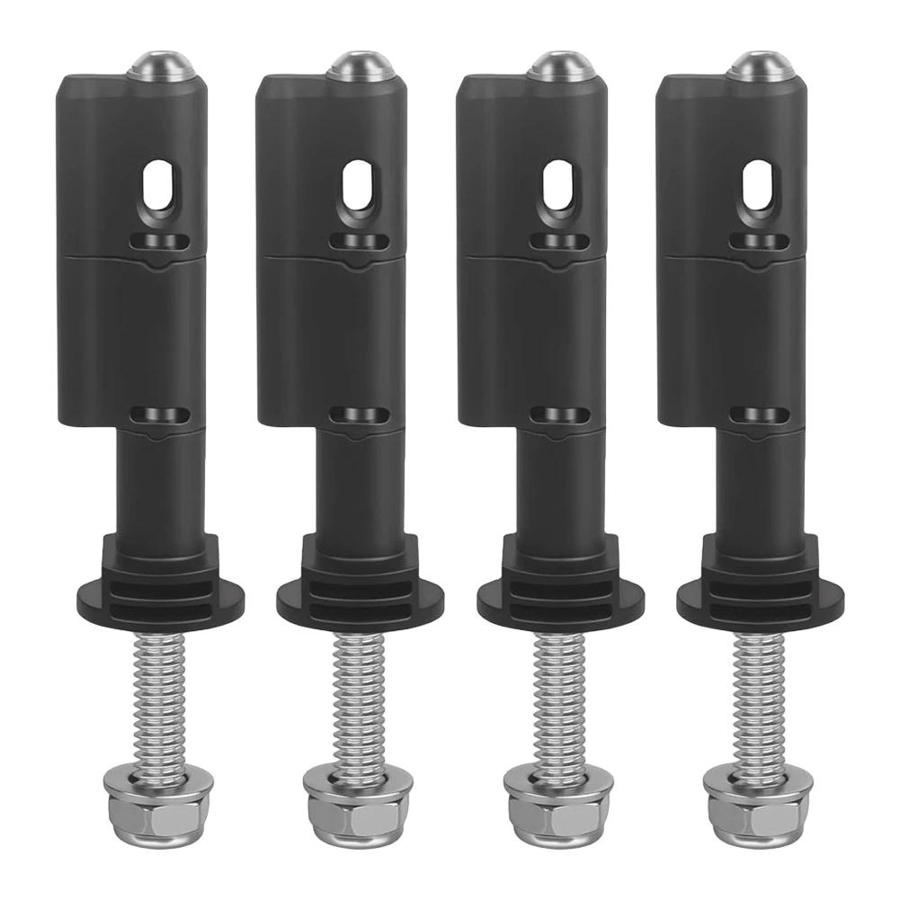 4pcs Mounting Pins for MaxTrax MKII Recovery/Traction Boards Lockable Safety Mounting Pins Theft-proof Safety Mounting Pins Set