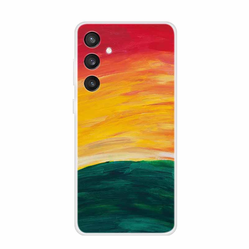 6.7" For Samsung S24 FE 5G Case Marble Soft Clear TPU Silicone Phone Covers for Samsung Galaxy S24 FE Case Bumper S24FE S 24FE