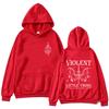 Violent Little Thing Hoodie Tops Fourth Wing Fan Gift Sweatshirt Dragon Rider Long Sleeve Regular