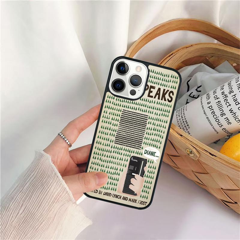 Welcome To Twin Peaks Phone Case For iPhone 17 Air 16 15 14 11 12 13 Pro  MAX Plus coque Cover Shell