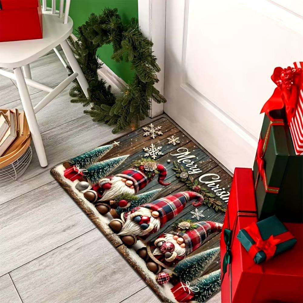 Christmas Dwarves Mat Cartoon Dwarf Print Floor Decoration Party Carpet Doorway Welcome Mats Kitchen Resistant To Dirt Door Mat