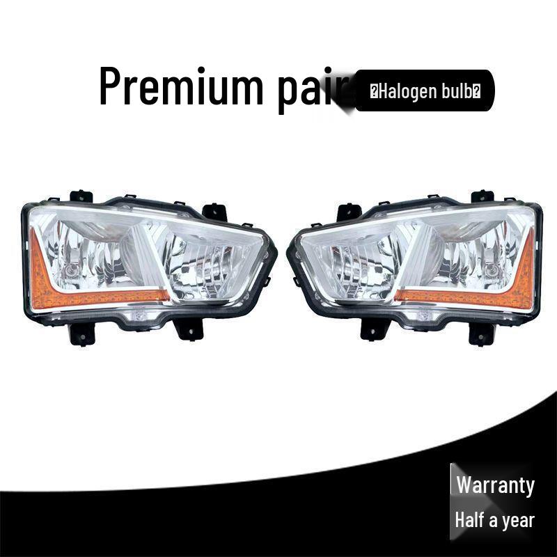 Jiefang J6L Elite Navigator Edition Headlight Assembly - Modified Parts, New Original, Green Pass Elite Left