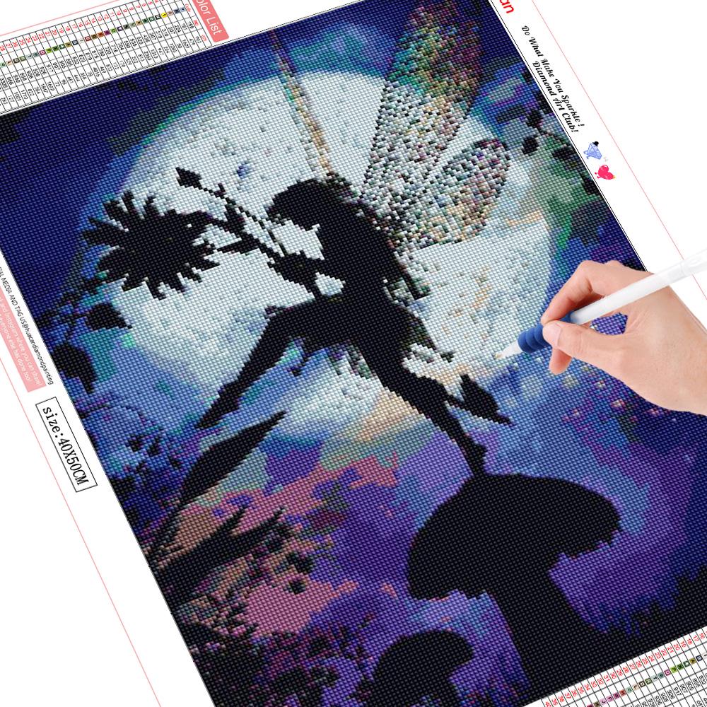 

5D Алмазная вышивка Ангел Пейзаж Вышивка крестиком DIY Алмазная картина Пейзаж Алмазные стразы 20*30 cm