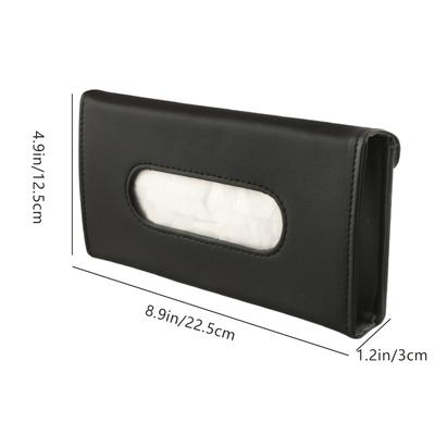 1PC Car Mounted Paper Box, Hanging Type Tissue Box, Creative Car Tissue Bag, Sun Visor Paper Box