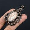 Crazy Lace Agate Gemstone Pendant Handmade Jewelry, 999 Copper Wire Wrapped Pendant Sodalite Jewelry, Gift For Her Women Pendant Brand New Pendant