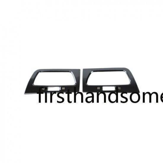 Black Titanium Fit For Honda CRV CR-V 2012-2016 Console L&R Air Outlet Vent Trim