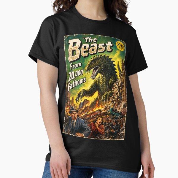 The Beast From 20,000 Fathoms - Retro 50s Sci Fi Horror B Movie Creature Feature Classic T-Shirt