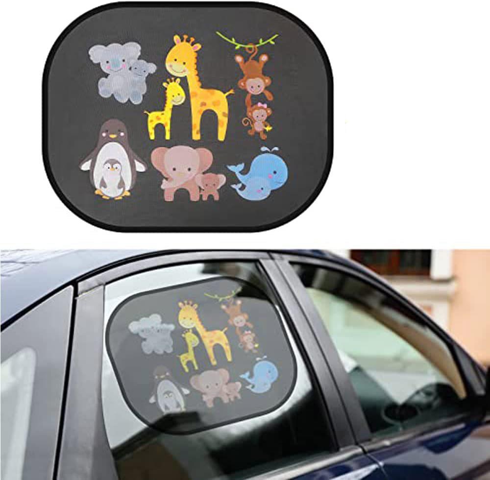 Cartoon Print Sunscreen Heat Insulation Car Sun Shade