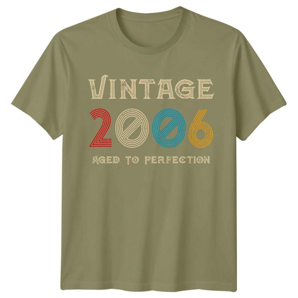 Vintage 2006 Unisexs T Shirt 20th Birthday Gift Aged To Perfection