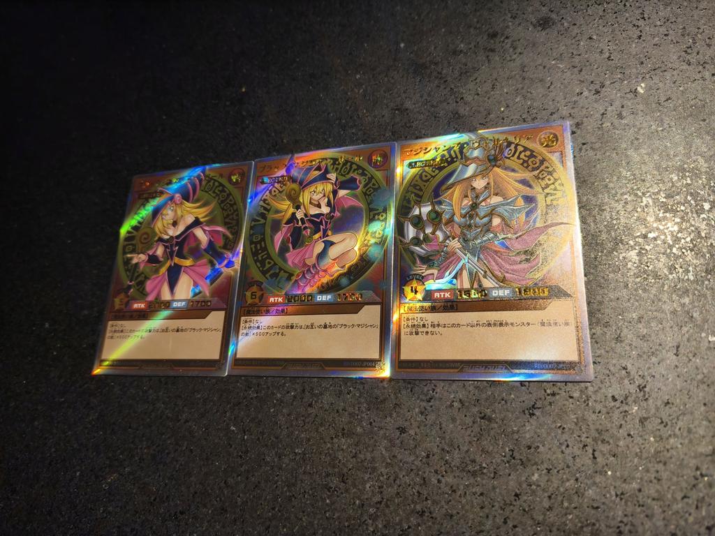 3pcs/set diy Yu-gi-oh! RD-DRR Dark Magician Girl Self Control Collect Signature Trading Flash Card Anime Cartoon Gift
