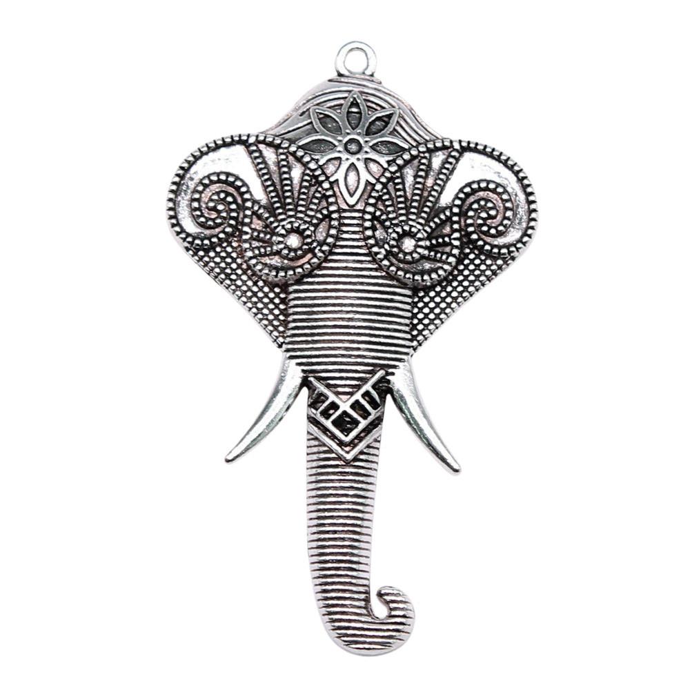 Retro Elephant Charms Alloy Animal Pendants For Jewelry Making Handmade Supplies