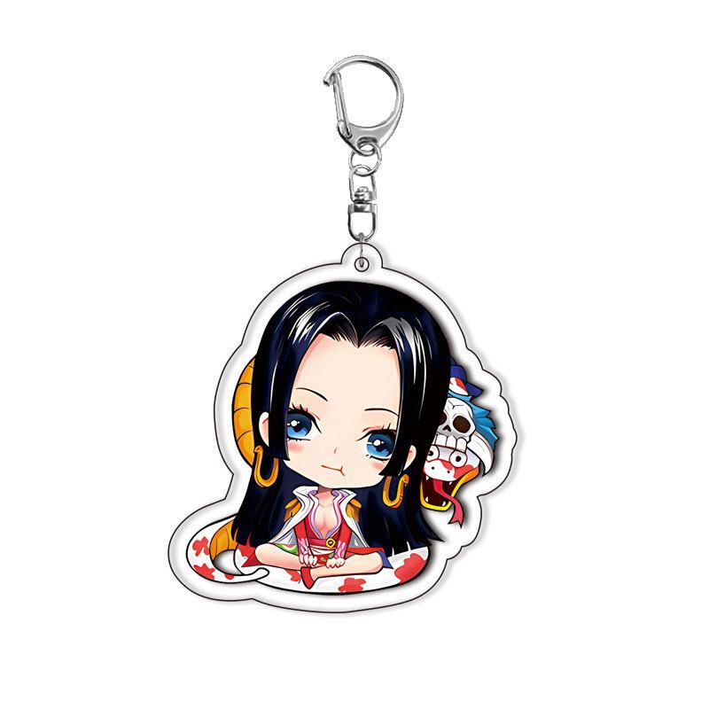 Layer One Piece Acrylic Double-Sided Luffy Keychain Anime Backpack Pendant